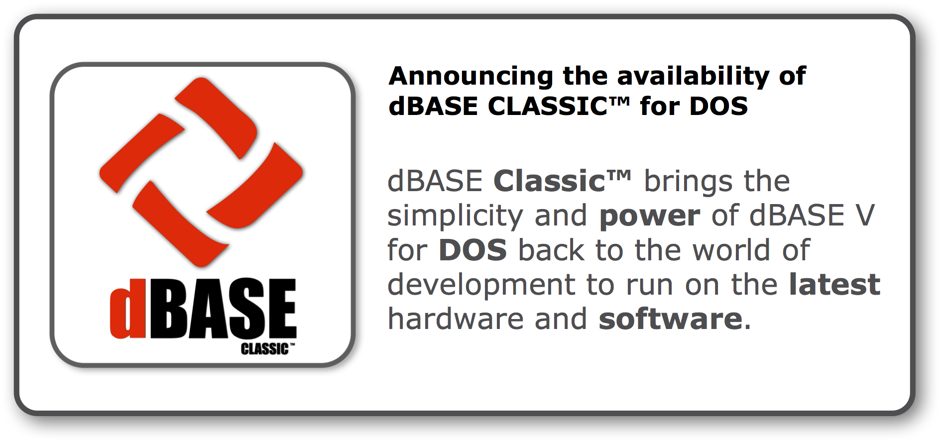 Buy dBASE CLASSIC